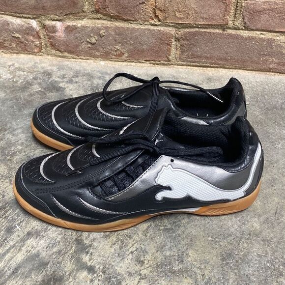 Puma Powercat 3.10 IT-M Black Soccer Sneaker Size 7 NEW - Picture 4 of 9